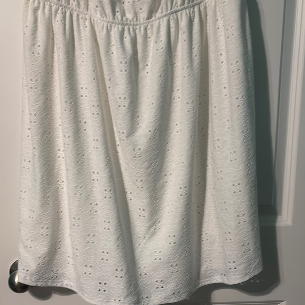 Chic Soul White Eyelet Dress - Picture 4 of 7